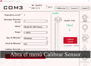 Calibración de sensor alámbrico mediante configurador PC actual.gif