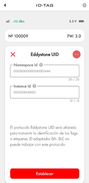 Archivo:Ajustes Eddystone UID.png